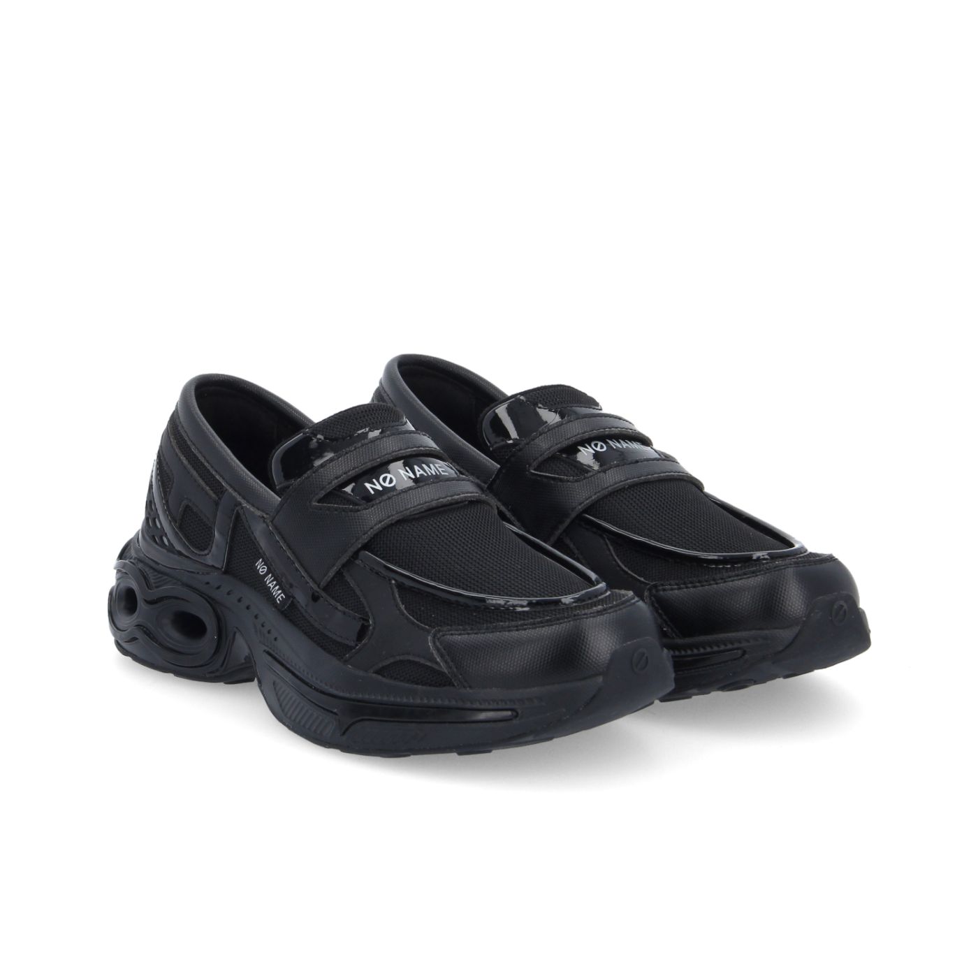 WILLO MOC W - MESH/NAPPA - BLACK
